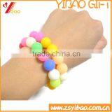 Beautiful Decoration Colorful Silicone Bead Bracelet/ Chain Bracelet thumbnail-3