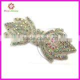 Fashion Embellishment Beaded Applique, Wholesale Bridal Rhinestone Appliques Design for Wedding Dresses thumbnail-5