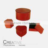 Leather Jewelry Box Plastic Ewelry Box Set Gift Box Set CY-S103