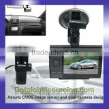 Cheap Separate DVR Dual Camera 3.5" LED HD Car Camcorder Vehicle Video Recorder