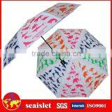 Full Color Carton Animal Design 3 Folded Umbrella thumbnail-1