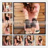 Button Warmers Gloves - Womens Fingerless Gloves - Wrist Warmers - Texting Gloves 7 Colors at Stock thumbnail-1