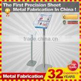 Customized Made Floor Standing Metal Book Stand for Bookstore