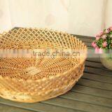 Natural Wicker Basket for Fruit and Bread Home Storage Baskets Hamper Basket thumbnail-4