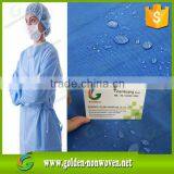 Disposable Patient Nonwoven Fabric Surgical Gowns/sms Nonwoven Fabric/blood Resistant Smms Non Woven Fabric thumbnail-6