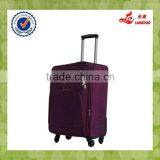 Purple Color Four Wheels Fashion Girls Travel Bag Vintage Trolley Luggage thumbnail-2