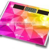 Solar Bathroom Scale Digital Scale With Solar Power With Glass Platform