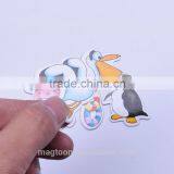 2016 Custom Made Lovely Carton Animal Design Flat Paper Fridge Magnets for Children thumbnail-2