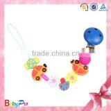 2015 New DIY Baby Products High Quality Wooden Clip For Pacifier Holder