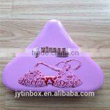 Wholesale Tin Can Tin Case Heart Shaped Promotional Chocolate Tin Box