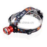 Dual Light Source AA Battery Zoom LED Light Ultra Bright Headlamp thumbnail-2