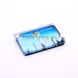 Custom Real Crystal Fridge Magnet for World Country Cities