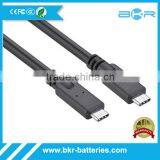 USB 3.1 Type C Cable/Type C to Type C/USB-C 3.1 Type-C Male to Type C Male Charging Cable Data Cable for Apple New MacBook/Chrom