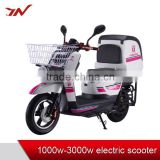 Non-pollution 3000W high power takeout electric motorcycle/electric motorbike for food delivery