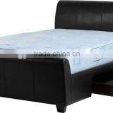 King Size Sleigh Beds, Faux Leather Sleigh Beds, Cheap Sleigh Beds thumbnail-1