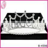 Yiwu Manuacture Love Head Chain Crown Tiara For Wedding thumbnail-1