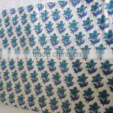 RTC-41 Indian Flower Hand Block Printed Fabric 100% Cotton Natural Fabric Manufacturer Jaipur
