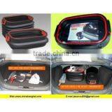 37L Collapsible Plastic Boot Organiser Car Back Seat Organiser/ Portable Organizer With Lid thumbnail-1