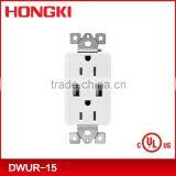 UL CUL Listed 120V 15A 60HZ USB Wall Socket thumbnail-1