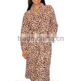 Wholesale Adult Onesie Cheap Soft Coral Fleece Bathrobe Made in China thumbnail-1