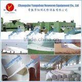 staple fiber geotextile production line