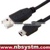 10Ft Usb Mini b Cable USB2.0 A Male to Mini B 5pin Male Printer Camera Cable