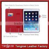 For IPad Mini 3 Cases With Hand Strap,card Slot Leather Case for Ipad Mini 3 Custom Available thumbnail-3