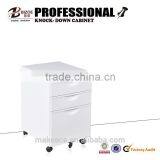 High End 3 Drawer Steel Mobile Pedestal Cabinet thumbnail-4