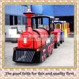 2015 hot selling used entertainment park tourist toys trackless train for kids