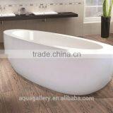 Modern White Color Acrylic Bathtub thumbnail-1