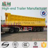 2015 New Hydraulic Typer Dump Tipper Tri-axle Cargo Semi Trailer in Africa at Low Price thumbnail-3