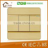 New Design 4 Gang 1 Way Touch Wall Light Switch thumbnail-2