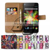 Best Quality Printed Flip Wallet Leather Case With Card Slots For Wiko Bloom Mobile Phone Case Cover
