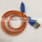 USB 3.0 Flat Data Cable Smiley Face Indicator Light for Samsung Galaxy Note 3 N9000 thumbnail-3