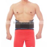 Elastic back support brace with steel stay