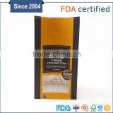 Custom Printed Black and Yellow Kraft Paper Bag Without Handle Made in China thumbnail-6