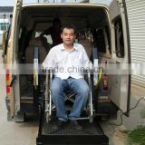 Economy high quality WL-D -880 wheelchair lift installed on van's rear door for disabled