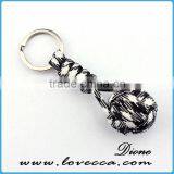 Outdoor Survival Paracord Nylon Custom Keychain and Compass thumbnail-6