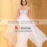 Elegant Backless 2015 Evening Gown Ladies Long Evening Party Wear Gown thumbnail-2