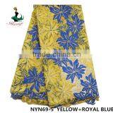 2016 Haniye African Latest Embroidery Tulle Lace Fabric Nigeria French Net Lace Fabric for Dresses/NYN69