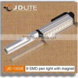 9 Pcs SMD With Magnetic Clip and Bottom Magnet Pen Light Led Pen Torch thumbnail-2