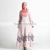 Southeast Asia Malaysia Muslim Women Abaya Kaftan Floral Printed Long Dress thumbnail-2