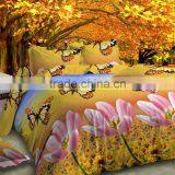 70gsm Pigment Print Bedsheet Fabric With Two Sides Brush