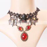 MYLOVE Fashion Fantastic Halloween Chain Necklace With Web and Spider MLY262 thumbnail-1