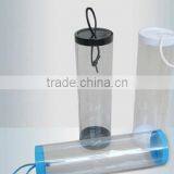 Customizable Hot Sale PVC Clear Cylinder Tube With Colorful Lids and Hand Stripe thumbnail-1