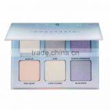 6 Colors Private Label Highlight Face Pressed Powder Palette thumbnail-1