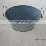 Plain Round Tin Bucket