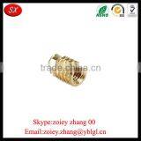 Guangdong Province OEM Serve Brass Slotted Coarse Threaded Insert thumbnail-2