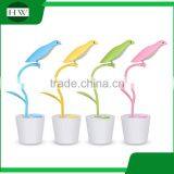 Plastic Bird Folding Eye Protection Usb Rechargeable Dimmable Led Study Reading Desk Table Night Light Lamp With Pen Container thumbnail-1