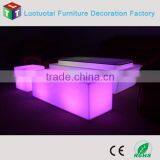 Manufacturer L120*W40*H40CM Long Stool PE Chair With Remote Control 16 Mix Changeable Colors thumbnail-3